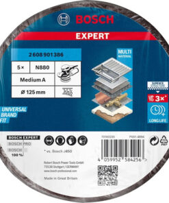 Bosch Δίσκος Λείανσης K120 Μετάλλου και Ξύλου 125mm 5τμχ