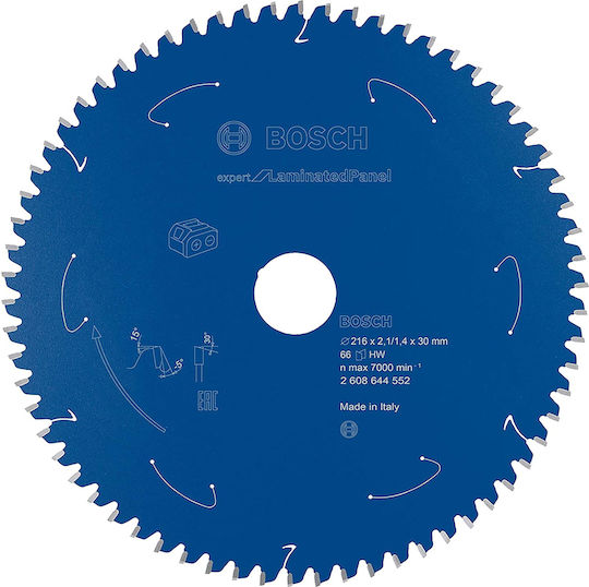 Bosch Δίσκος Κοπής Ξύλου με 66 Δόντια 216mm 2608644552 - Image 2