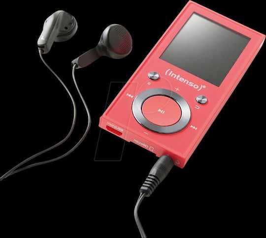 Intenso Scooter Bt MP3 Player (16GB) με Οθόνη LCD 1.8" Ροζ - Image 2