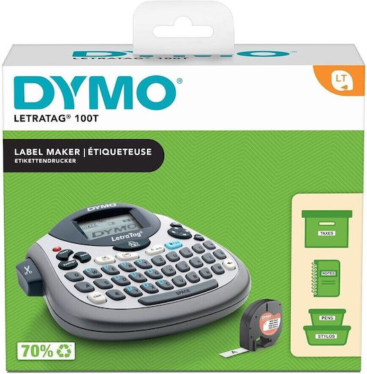 Dymo Letratag Lt-100t Ετικετογράφος Χειρός σε Γκρι Χρώμα 2174591 - Image 2