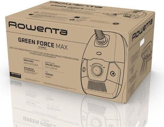 Rowenta Force Silence Ηλεκτρική Σκούπα 900W με Σακούλα 4.5lt Μαύρη - Image 6