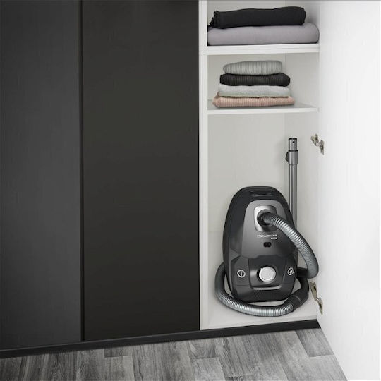 Rowenta Force Silence Ηλεκτρική Σκούπα 900W με Σακούλα 4.5lt Μαύρη - Image 3