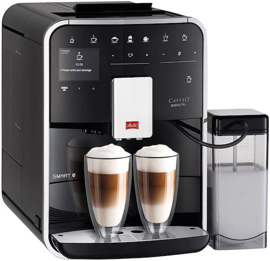 Melitta T Smart F83/0-102 Αυτόματη Μηχανή Espresso 1450W Πίεσης 15bar για Cappuccino με Μύλο και Wi-Fi Μαύρη - Image 3