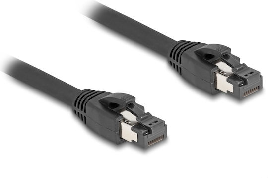 DeLock S/FTP Cat.8.1 Καλώδιο Δικτύου Ethernet 0.5m Μαύρο 1τμχ (80232) - Image 2
