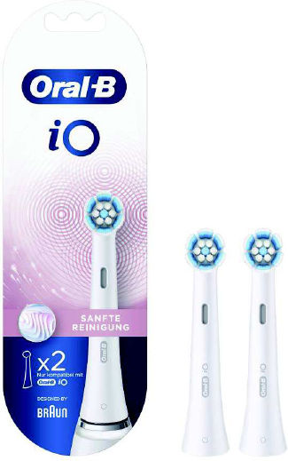Oral-B iO Gentle Care Ανταλλακτικές Κεφαλές για Ηλεκτρική Οδοντόβουρτσα 2τμχ