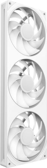 NZXT F360 RGB Core Case Fan με Σύνδεση 4-Pin PWM / 4-pin NZXT RGB Λευκό - Image 2