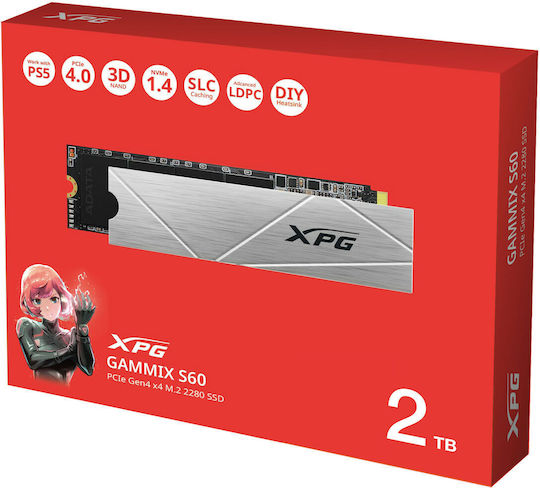 Adata XPG GAMMIX S60 SSD 2TB M.2 PCI Express 4.0 AGAMMIXS60-2T-CS - Image 6