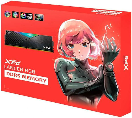 Adata XPG Lancer DDR5 64GB RAM με 2x32GB Modules και Ταχύτητα 6000 για Desktop AX5U6000C3032G-DCLARBK - Image 3