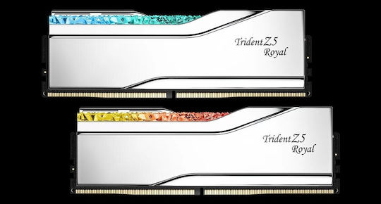 G.Skill Trident Z5 Royal DDR5 32GB RAM με 2x16GB Modules και Ταχύτητα 7200 για Desktop F5-7200J3445G16GX2-TR5S - Image 2