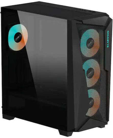 Gigabyte C301 Glass V2 Gaming Midi Tower Κουτί Υπολογιστή με RGB Φωτισμό Μαύρο - Image 6