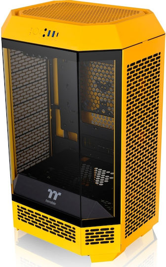 Thermaltake The Tower 300 Bumblebee Gaming Micro Tower Κουτί Υπολογιστή με Πλαϊνό Παράθυρο Κίτρινο - Image 4