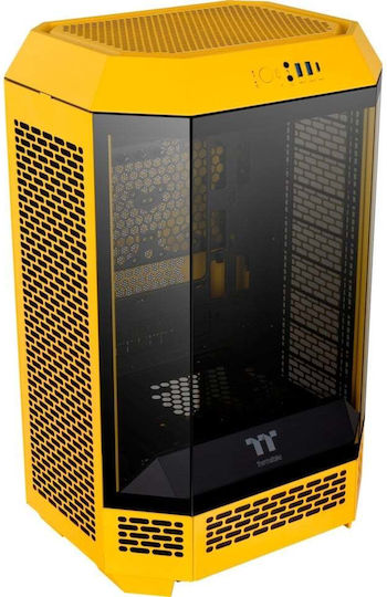 Thermaltake The Tower 300 Bumblebee Gaming Micro Tower Κουτί Υπολογιστή με Πλαϊνό Παράθυρο Κίτρινο - Image 3