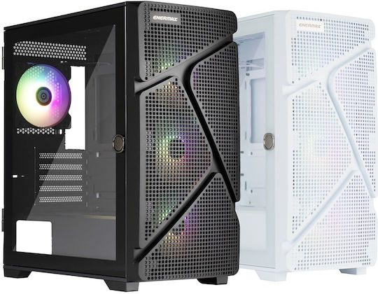 Enermax MarbleShell MS31 RGB Gaming Midi Tower Κουτί Υπολογιστή με Πλαϊνό Παράθυρο Λευκό - Image 3