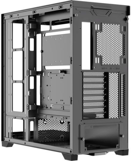 Xilence Xilent Gleam Gaming Midi Tower Κουτί Υπολογιστή με Πλαϊνό Παράθυρο και RGB Φωτισμό Μαύρο - Image 5