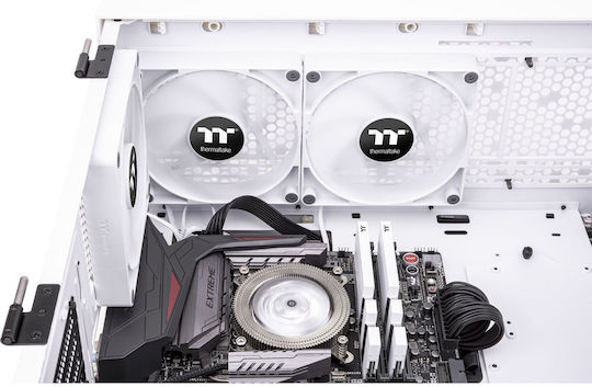 Thermaltake CT140 Case Fan με Λευκό Φωτισμό και Σύνδεση 4-Pin PWM 2τμχ Λευκό - Image 9