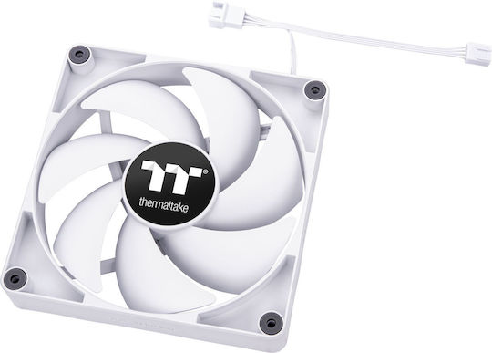 Thermaltake CT140 Case Fan με Λευκό Φωτισμό και Σύνδεση 4-Pin PWM 2τμχ Λευκό - Image 7