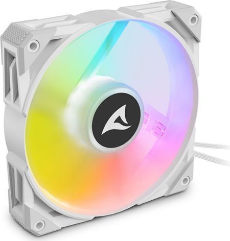 Sharkoon Rebel F50 Case Fan 120mm με RGB Φωτισμό και Σύνδεση 4-Pin PWM Λευκό - Image 2