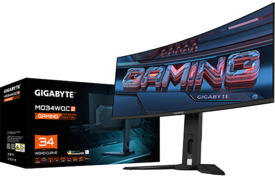 Gigabyte MO34WQC2 Ultrawide QD-OLED HDR Curved Gaming Monitor 34" 3440x1400 240Hz με Χρόνο Απόκρισης 0.03ms GTG - Image 10