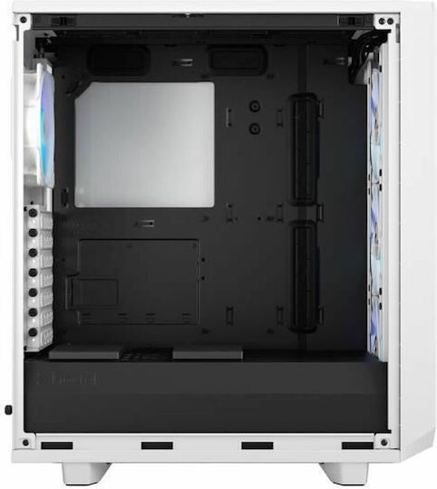 Fractal Design Meshify 2 Midi Tower Κουτί Υπολογιστή με Πλαϊνό Παράθυρο και RGB Φωτισμό White TG Clear Tint - Image 5