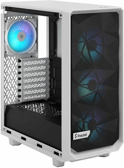 Fractal Design Meshify 2 Midi Tower Κουτί Υπολογιστή με Πλαϊνό Παράθυρο και RGB Φωτισμό White TG Clear Tint - Image 8