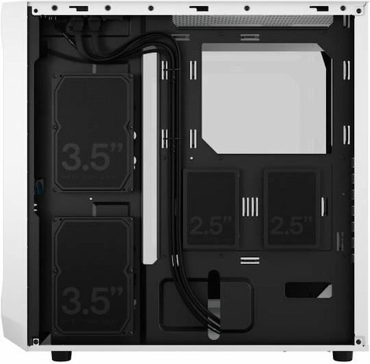 Fractal Design Focus 2 Gaming Midi Tower Κουτί Υπολογιστή με Πλαϊνό Παράθυρο RGB White - Image 5