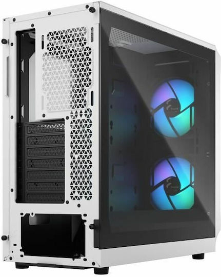 Fractal Design Focus 2 Gaming Midi Tower Κουτί Υπολογιστή με Πλαϊνό Παράθυρο RGB White - Image 6