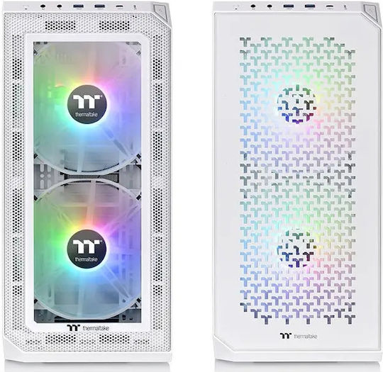 Thermaltake View 300 MX Gaming Midi Tower Κουτί Υπολογιστή με Πλαϊνό Παράθυρο Snow - Image 5