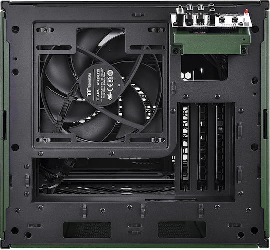 Thermaltake The Tower 200 Mini Chassis Gaming Mini Tower Κουτί Υπολογιστή με Πλαϊνό Παράθυρο Racing Green - Image 9