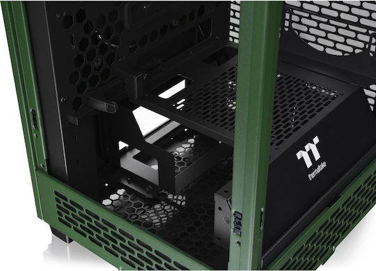 Thermaltake The Tower 200 Mini Chassis Gaming Mini Tower Κουτί Υπολογιστή με Πλαϊνό Παράθυρο Racing Green - Image 6