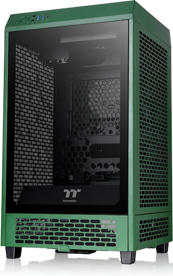 Thermaltake The Tower 200 Mini Chassis Gaming Mini Tower Κουτί Υπολογιστή με Πλαϊνό Παράθυρο Racing Green - Image 5