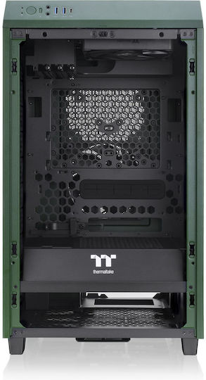 Thermaltake The Tower 200 Mini Chassis Gaming Mini Tower Κουτί Υπολογιστή με Πλαϊνό Παράθυρο Racing Green - Image 11