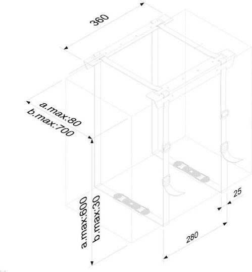 Newstar Βάση Γραφείου Υπολογιστή (CPU-D025BLACK) - Image 3