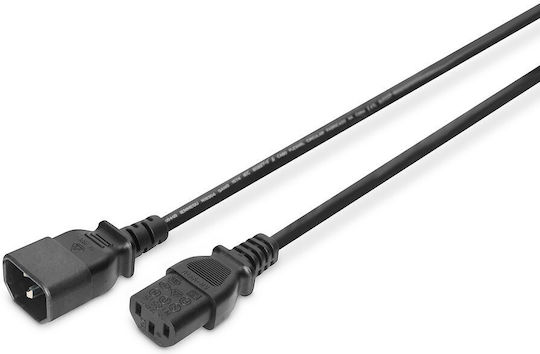 Digitus IEC C14 - IEC C13 Cable 1.2m Μαύρο AK-440201-012-S - Image 2