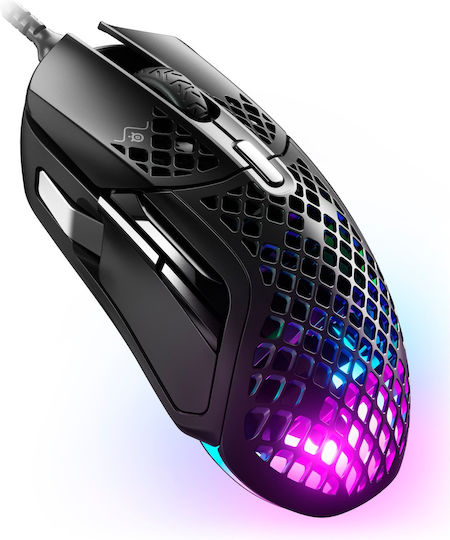 SteelSeries Aerox 5 RGB Gaming Ποντίκι Black Matte - Image 12
