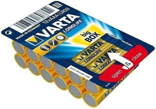 Varta LongLife Αλκαλικές Μπαταρίες AAA 1.5V 12τμχ 120315 - Image 4