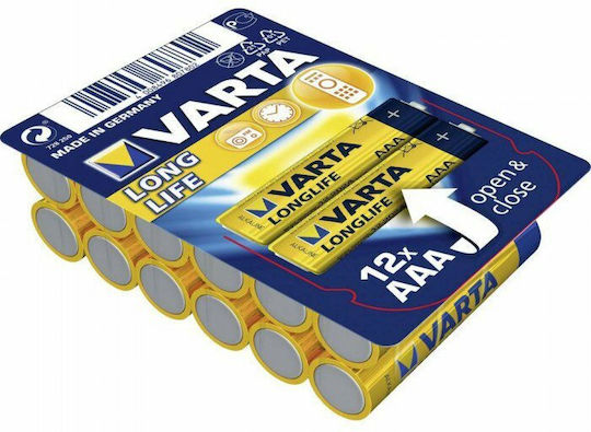 Varta LongLife Αλκαλικές Μπαταρίες AAA 1.5V 12τμχ 120315 - Image 5