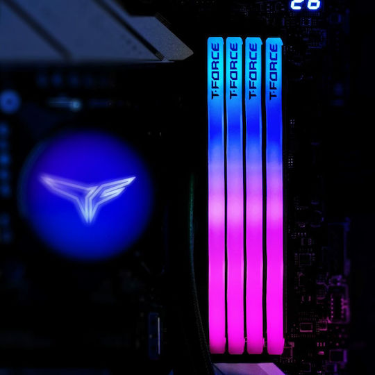 TeamGroup Delta RGB White DDR5 64GB RAM με 2x32GB Modules και Ταχύτητα 6000 για Desktop FF4D564G6000HC38ADC01 - Image 3