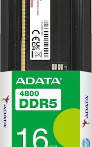Alternative view of Adata DDR5 με Module 1x16GB και Ταχύτητα 5600 για Desktop AD5U560016G-S
