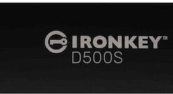 Alternative view of Kingston Ironkey D500s 16GB USB 3.2 Stick Μαύρο