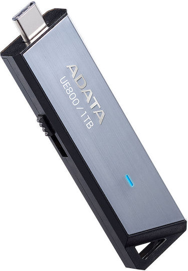 Adata Elite Ue800 1.0TB USB 3.2 Stick με σύνδεση USB-C Γκρι - Image 3