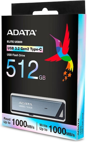 Adata 512GB USB 2.0 Stick με σύνδεση USB-C Μαύρο - Image 5