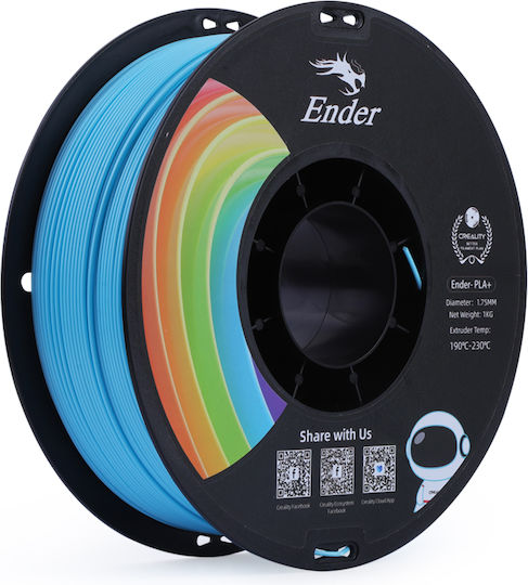 Creality3D PLA 3D Printer Filament 1.75mm Μπλε 1kg 3301010310 - Image 3