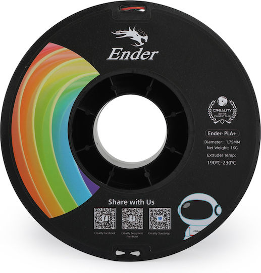 Creality3D PLA 3D Printer Filament 1.75mm Πορτοκαλί 1kg 3301010307 (Spool) - Image 5