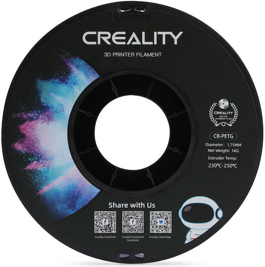 Creality3D PETG 3D Printer Filament 1.75mm Κόκκινο 1kg 3301030038 - Image 2
