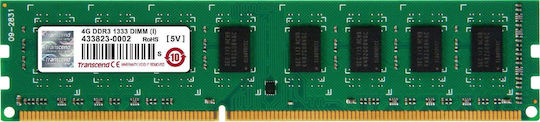 Transcend DDR3 με Module 1x4GB και Ταχύτητα 1333 για Desktop TS512MLK64V3N - Image 2