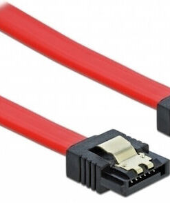 Alternative view of DeLock 7-Pin SATA III male - 7-Pin SATA III male Cable 0.2m Κόκκινο (82675)