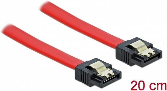 DeLock 7-Pin SATA III male - 7-Pin SATA III male Cable 0.2m Κόκκινο (82675) - Image 2