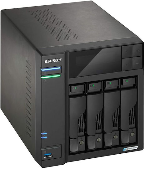 Asustor Lockerstor 4 Gen2 (AS6704T) NAS Tower με 4 θέσεις για HDD/M.2/SSD και 2 θύρες Ethernet - Image 7