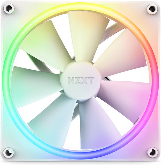 NZXT F120 RGB Duo Case Fan με Σύνδεση 4-Pin PWM Λευκό - Image 2