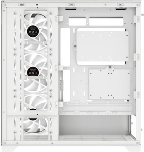 Xilence Xilent Gleam Gaming Midi Tower Κουτί Υπολογιστή με Πλαϊνό Παράθυρο και RGB Φωτισμό Λευκό - Image 4